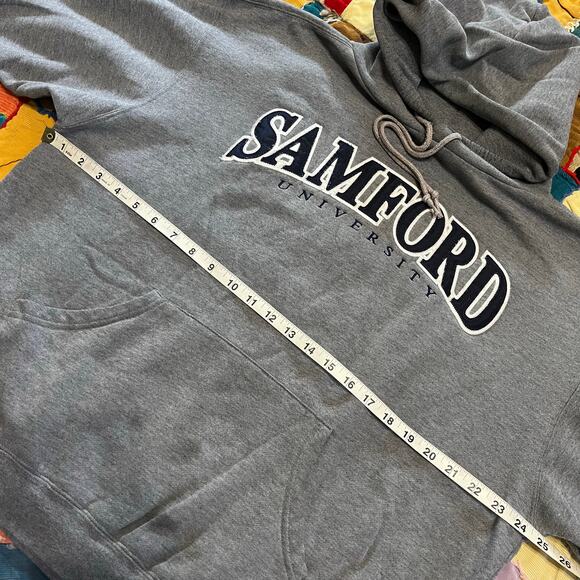 Vintage JanSport Samford Grey Hoodie Large - Picture 5 of 6